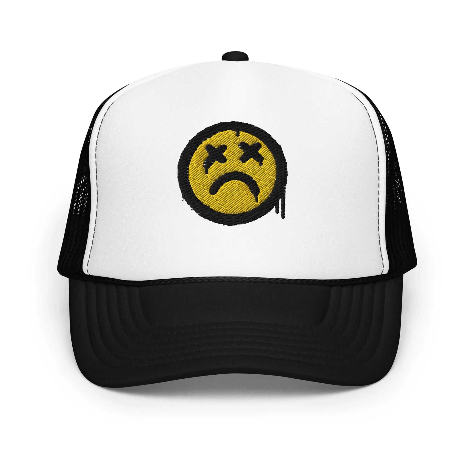 Sad Face Foam Trucker Hat