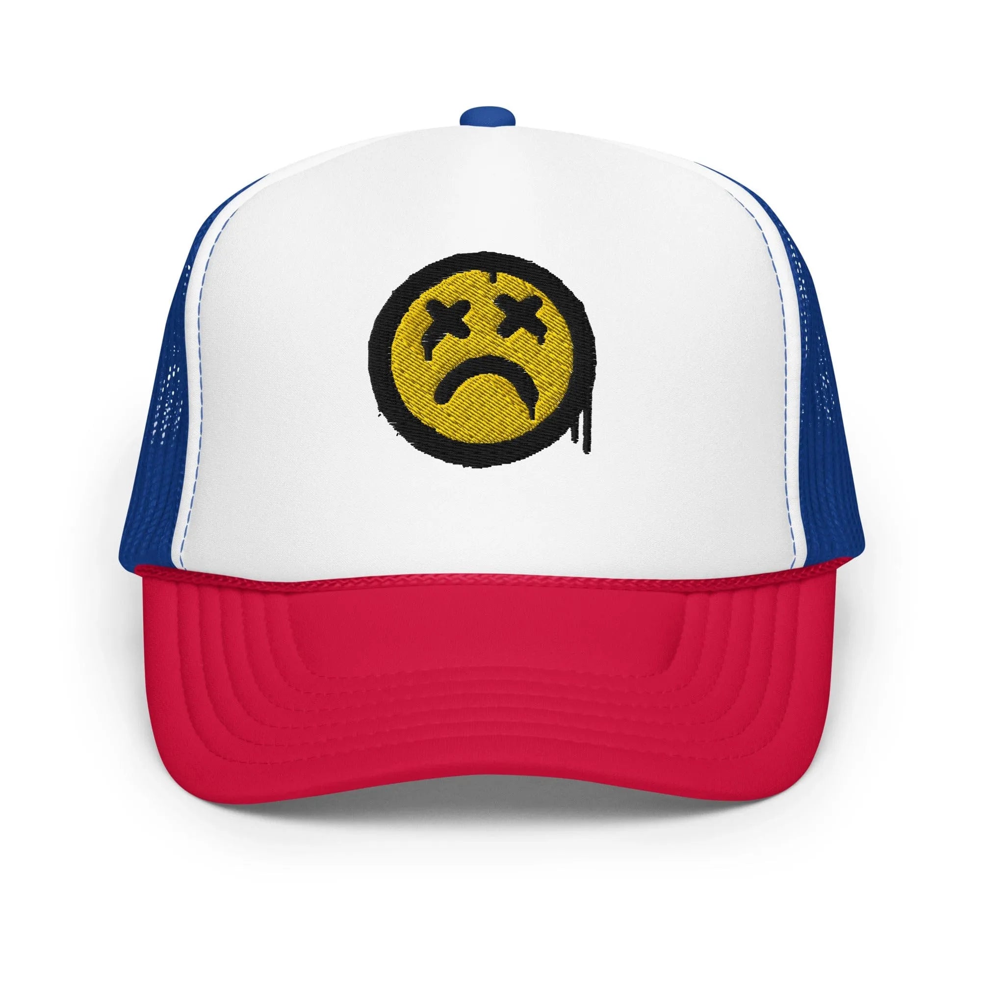 Sad Face Foam Trucker Hat Smiley Face Hats