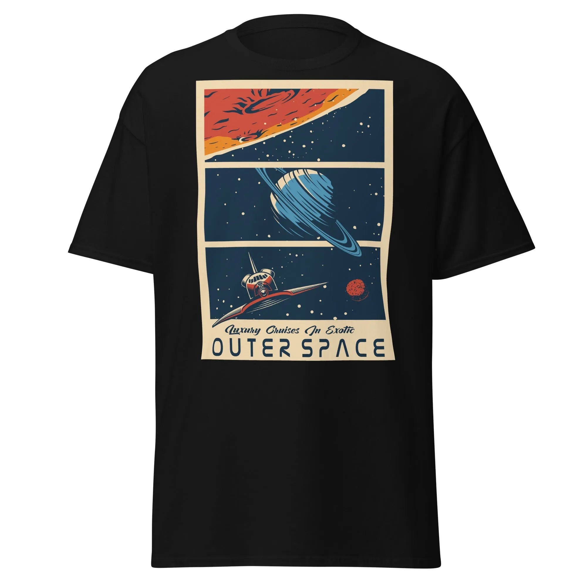 Galactic Adventure Mens Graphic Space Tee - Kicks Shoelaces