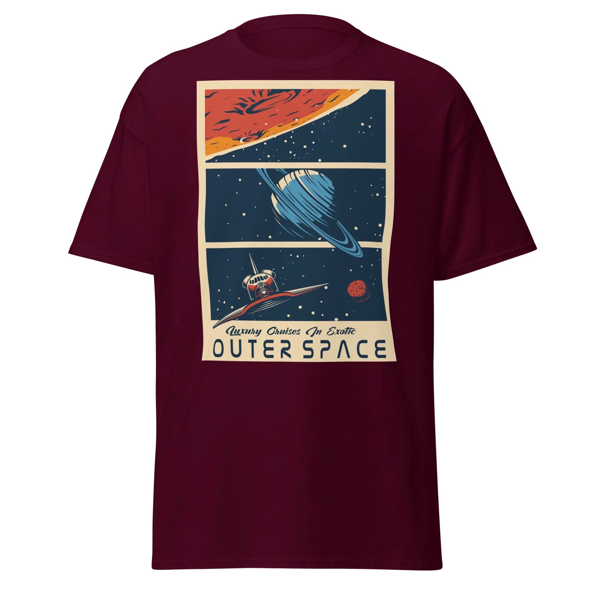 Galactic Adventure Mens Graphic Space Tee - Kicks Shoelaces
