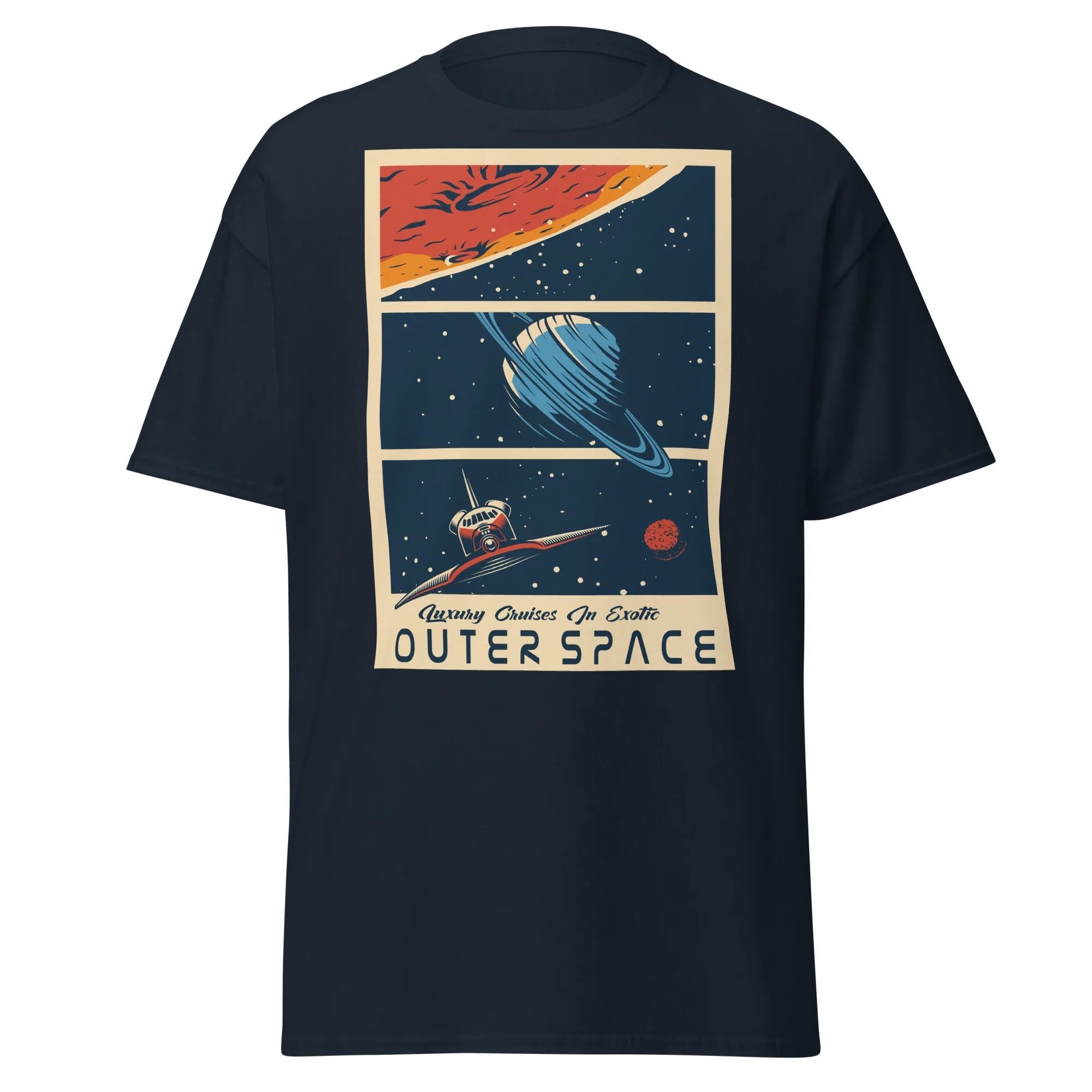 Galactic Adventure Mens Graphic Space Tee - Kicks Shoelaces