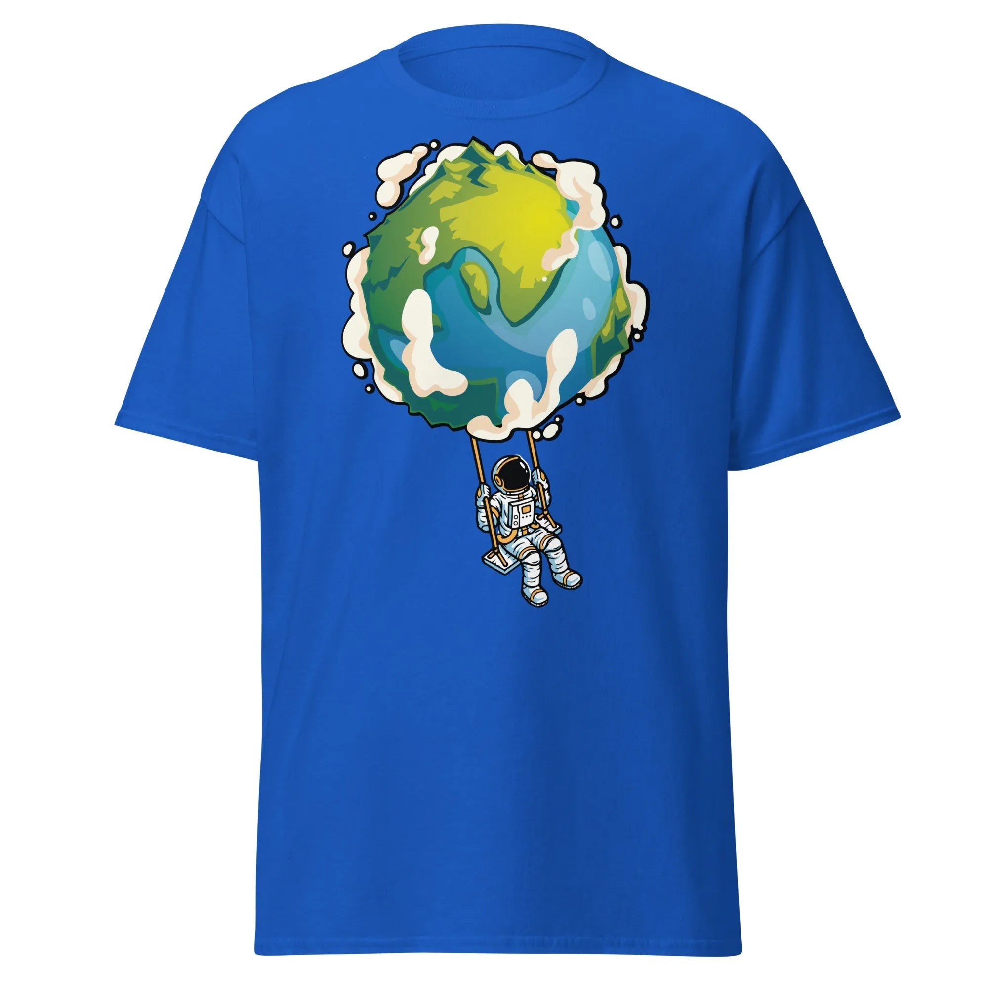 Galactic Voyager Mens Graphic Space Tee - Kicks Shoelaces