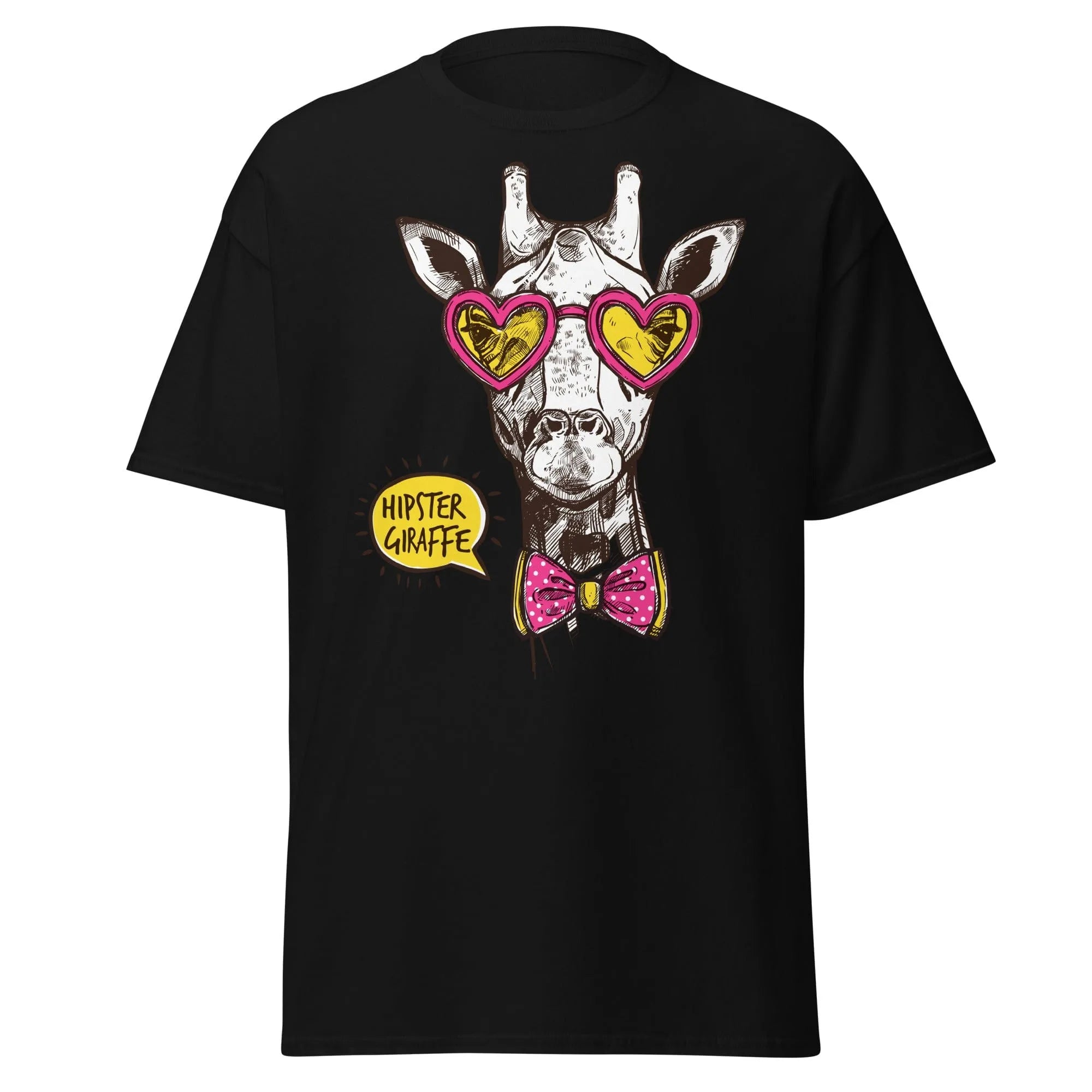 Hipster Giraffe Mens Graphic Tee - Kicks Shoelaces
