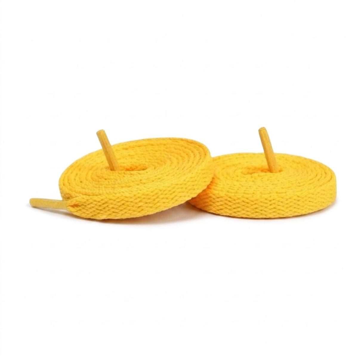 Golden Yellow Jordan laces for Nike Air Jordan 1 sneakers, replacement shoelaces by Kicks Shoelaces