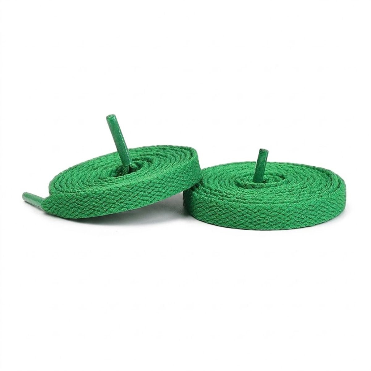 Green Jordan laces for Nike Air Jordan 1 sneakers, replacement shoelaces by Kicks Shoelaces