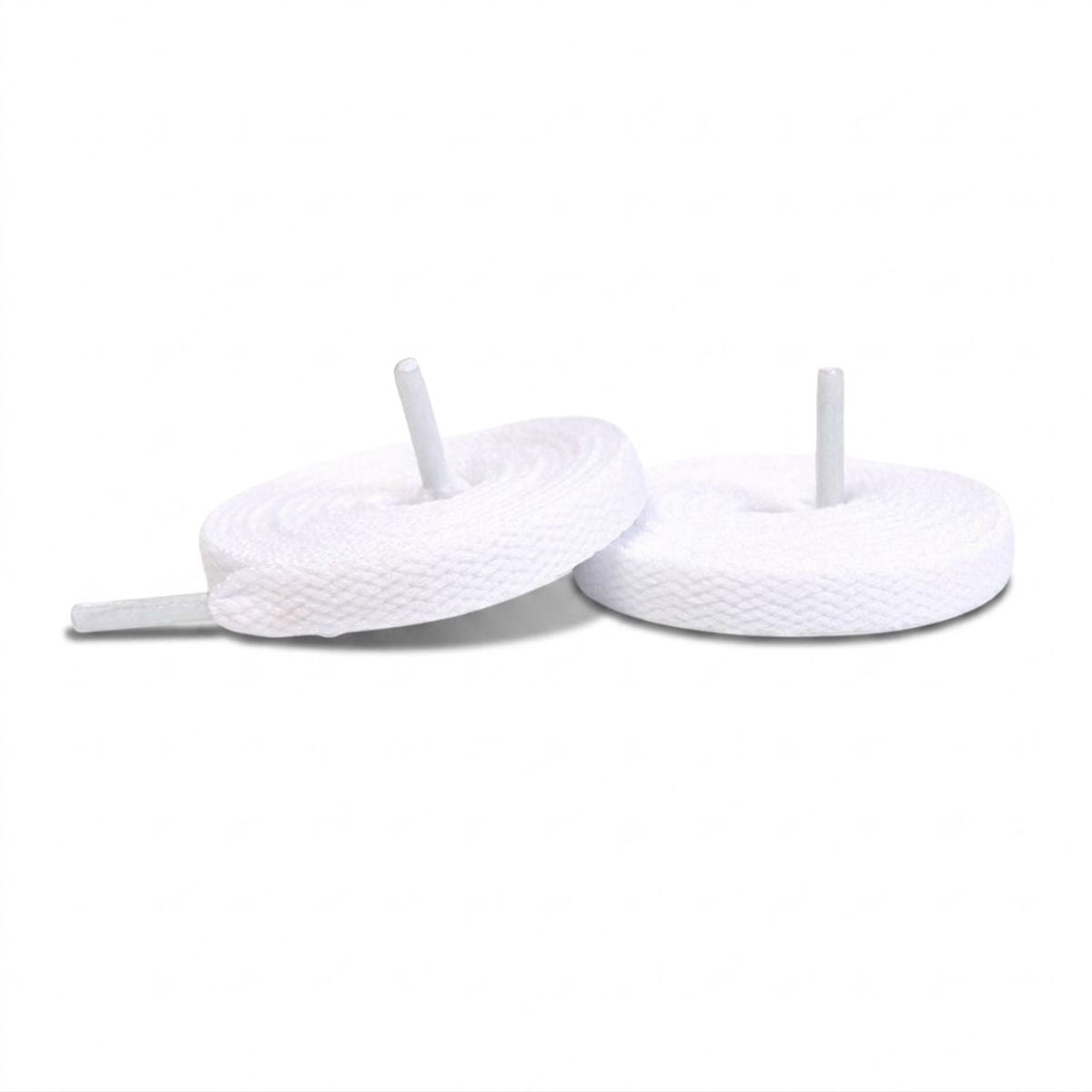 White Jordan laces for Nike Air Jordan 1 sneakers, replacement shoelaces by Kicks Shoelaces