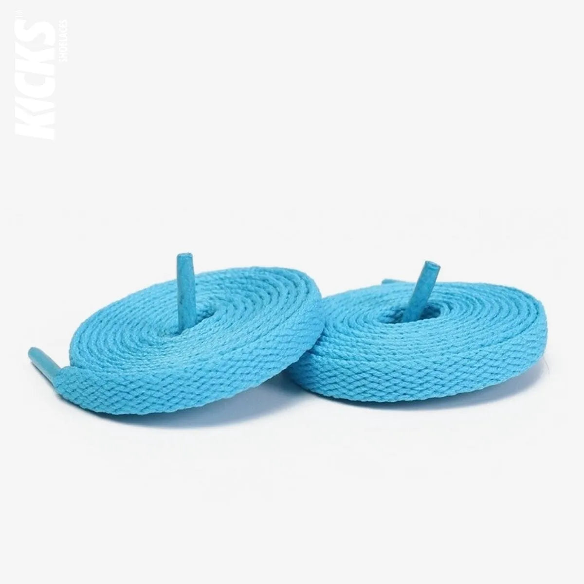 Spearmint blue replacement laces for Nike Air Jordan 3 sneakers by Kicks Shoelaces