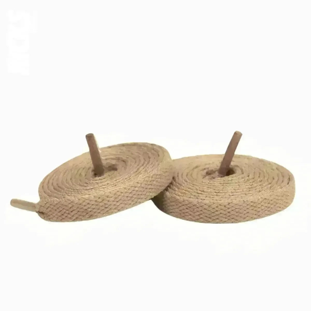 Light brown replacement laces for Nike Air Jordan 4 sneakers by Kicks Shoelaces
