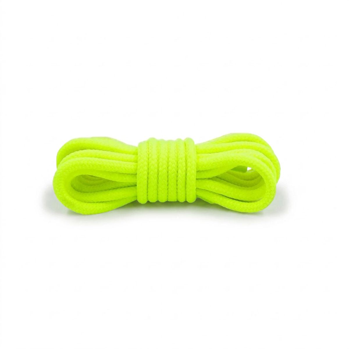 Fluorescent green replacement laces for Jordan 9 sneakers by Kicks Shoelaces
