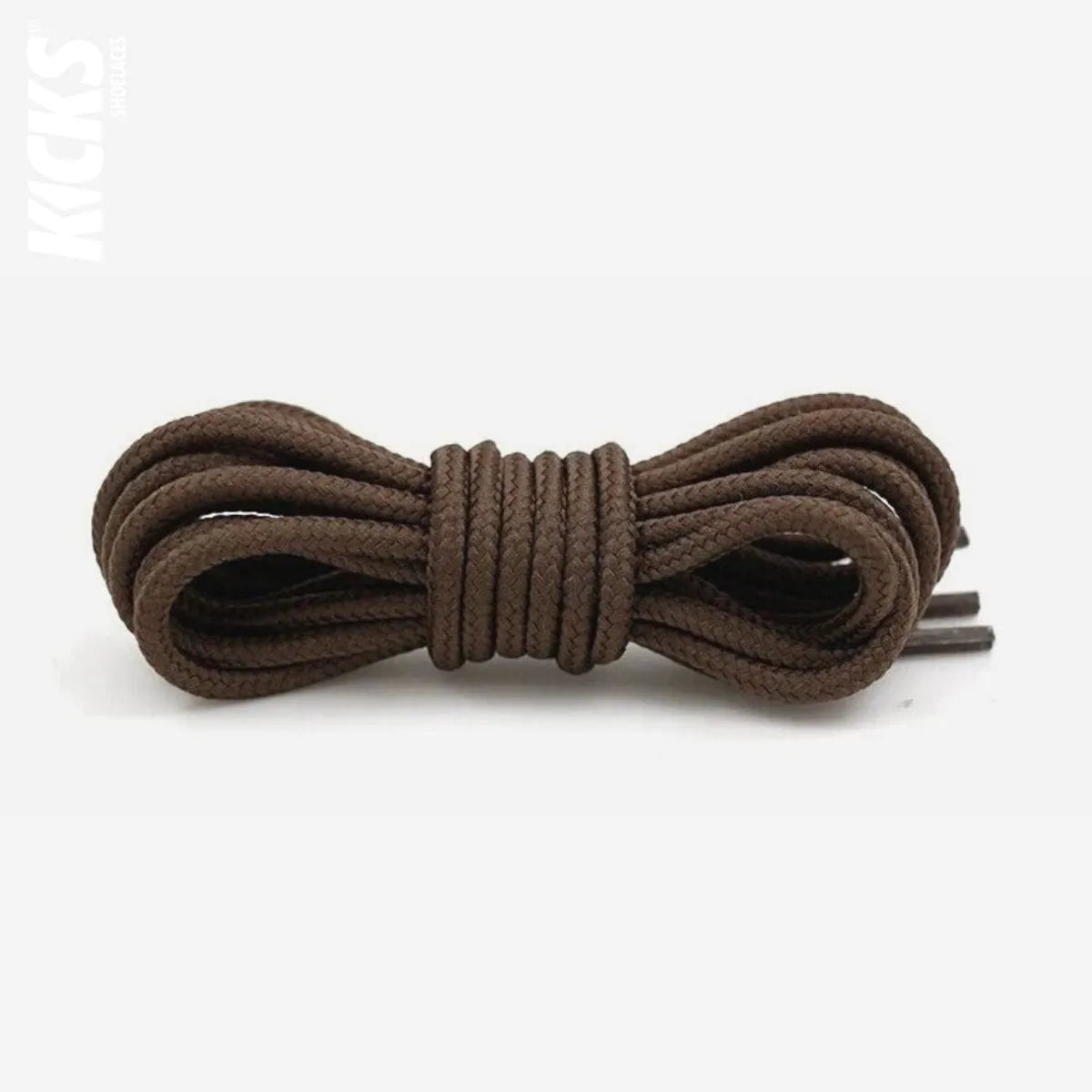 Brown round replacement laces for Nike Air Jordan 9 shoes and sneakers by Kicks Shoelaces