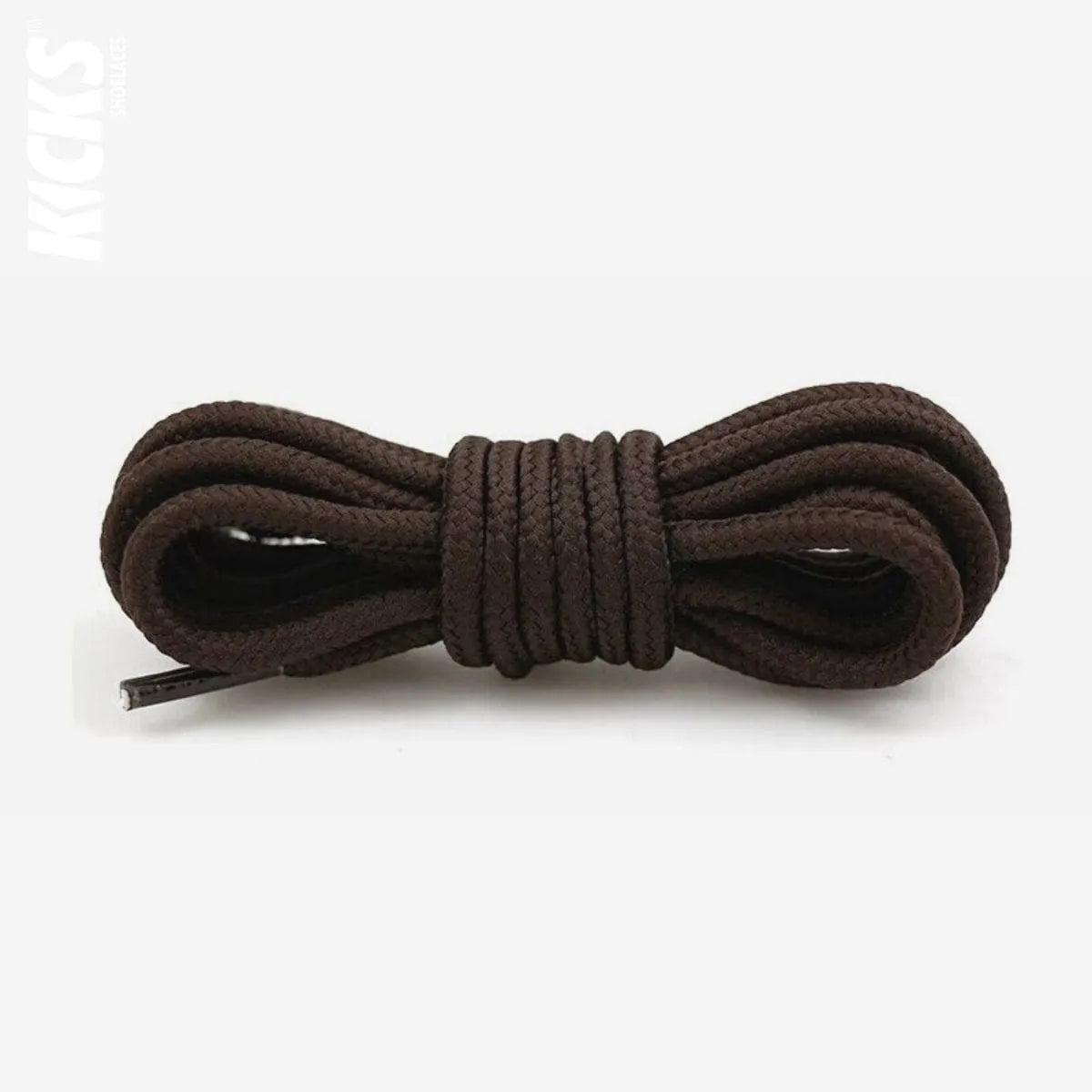 Dark brown round replacement laces for Nike Air Jordan 9 shoes and sneakers by Kicks Shoelaces