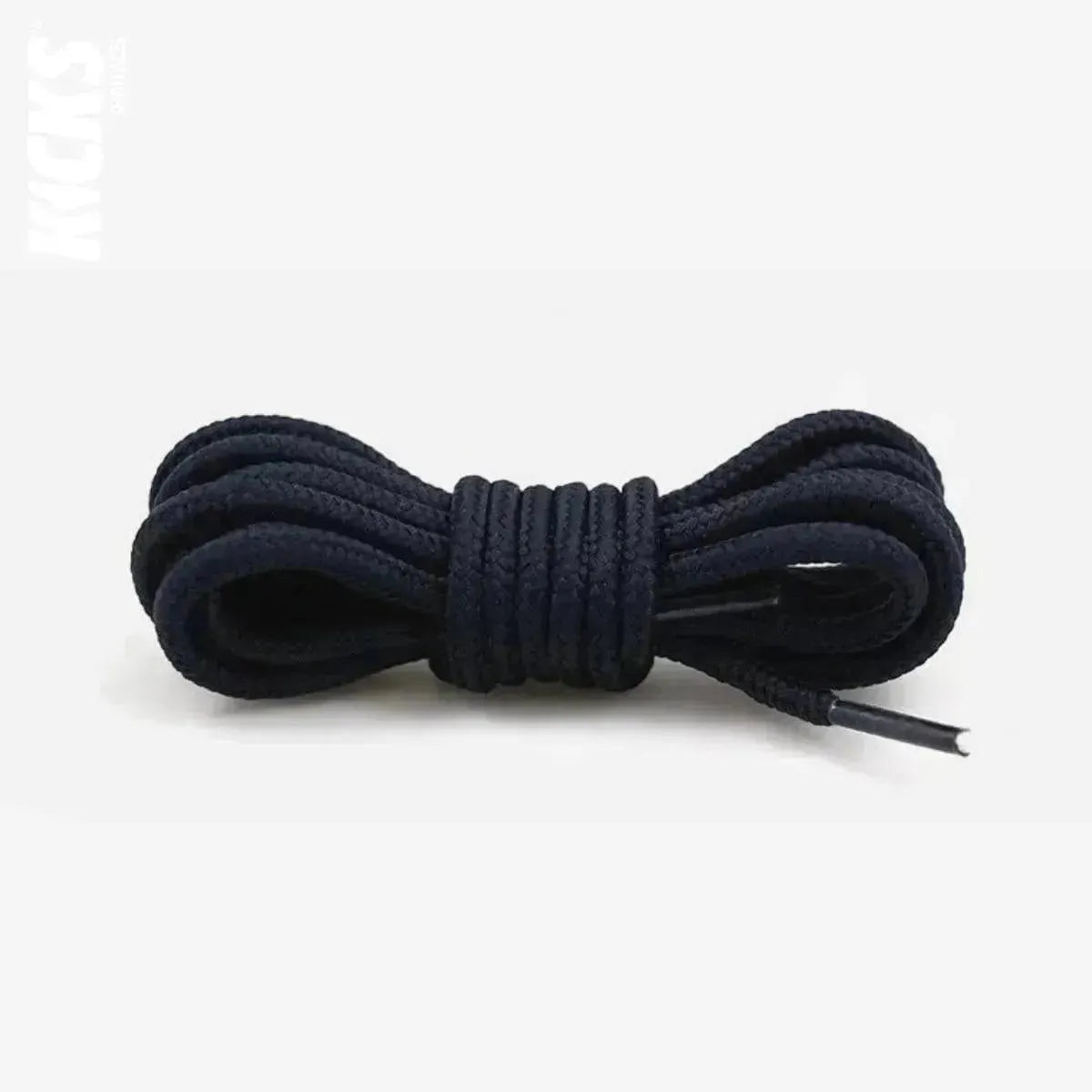 Dark blue replacement laces for Jordan Flight Club 91 sneakers, round shoelaces by Kicks Shoelaces