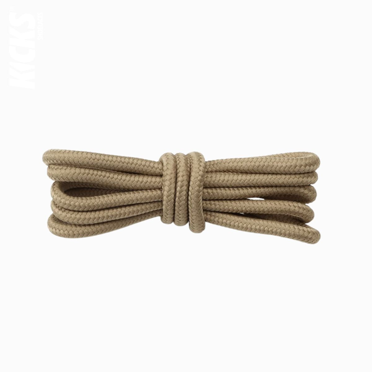 Khaki replacement laces for Jordan Flight Club 91 sneakers, round shoelaces by Kicks Shoelaces