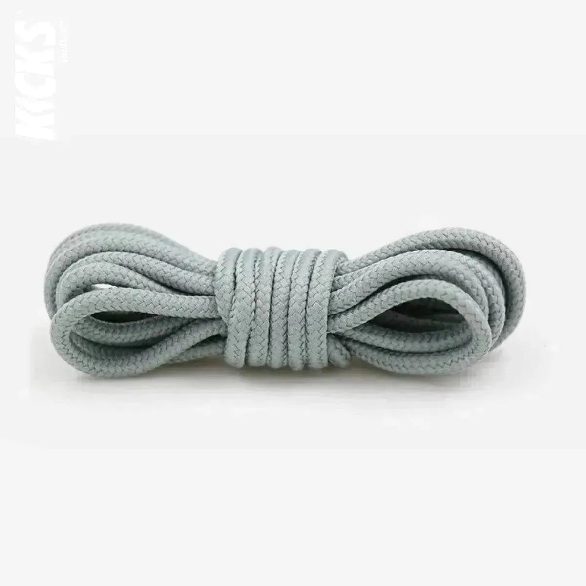 Light grey replacement laces for Jordan Flight Club 91 sneakers, round shoelaces by Kicks Shoelaces