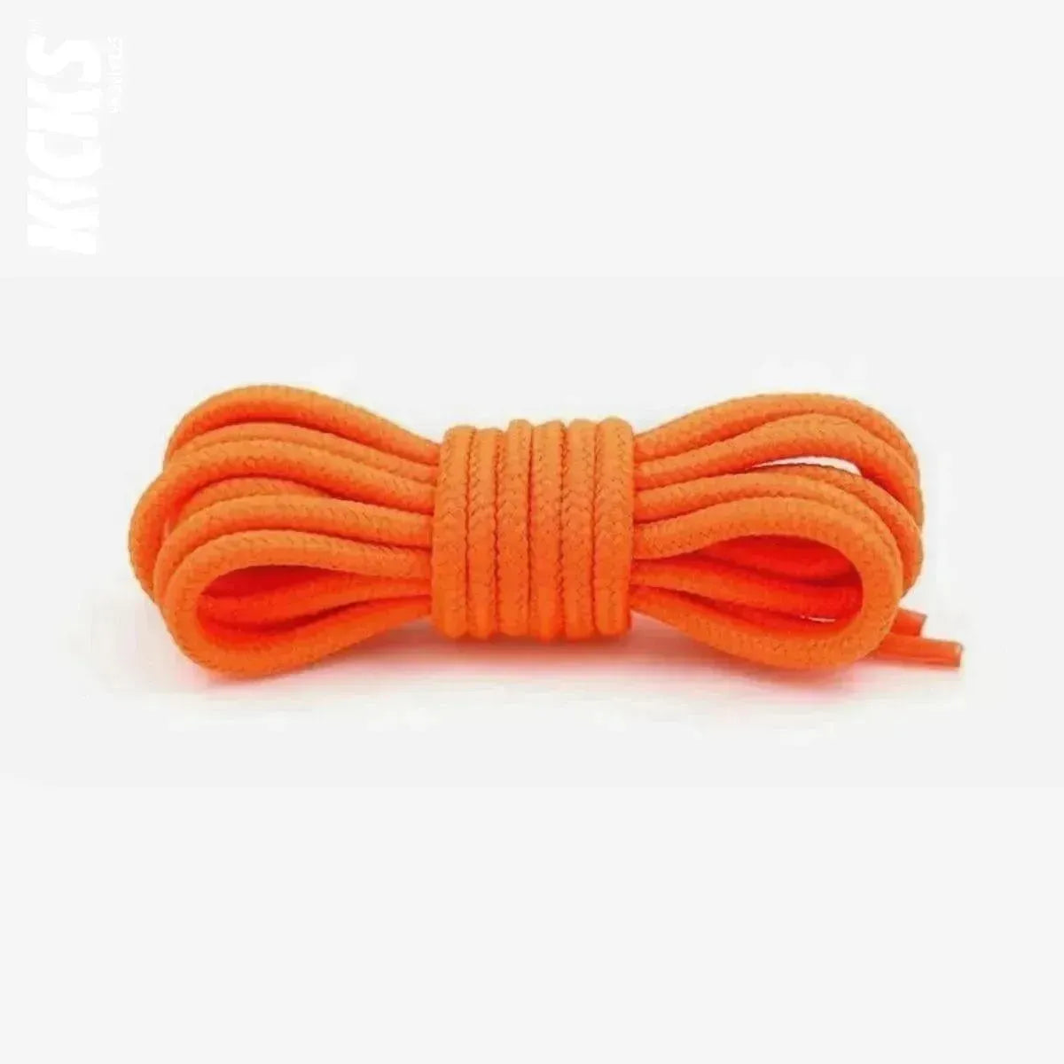 Orange replacement laces for Jordan Flight Club 91 sneakers, round shoelaces by Kicks Shoelaces