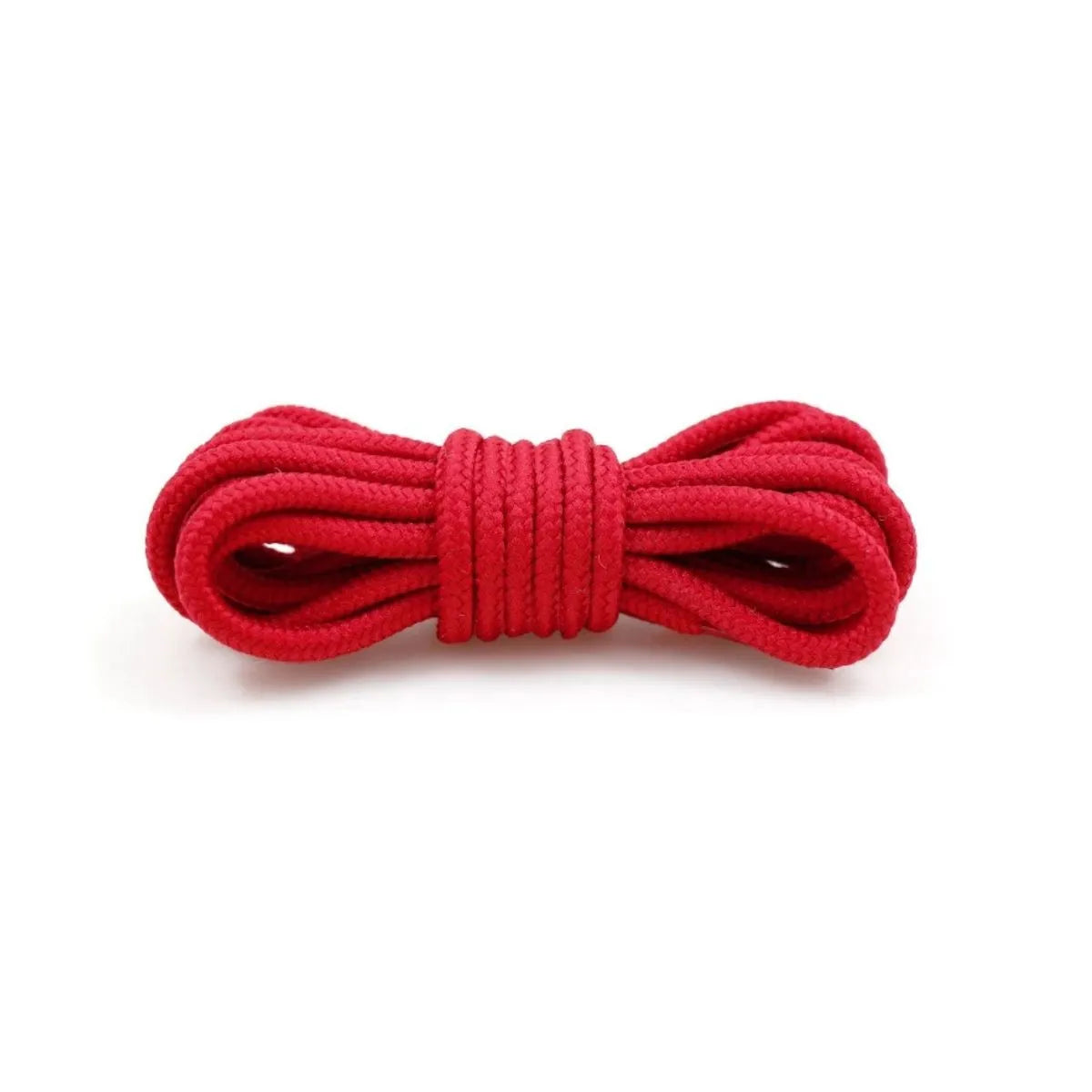 red replacement laces for Jordan Flight Club 91 sneakers, round shoelaces by Kicks Shoelaces