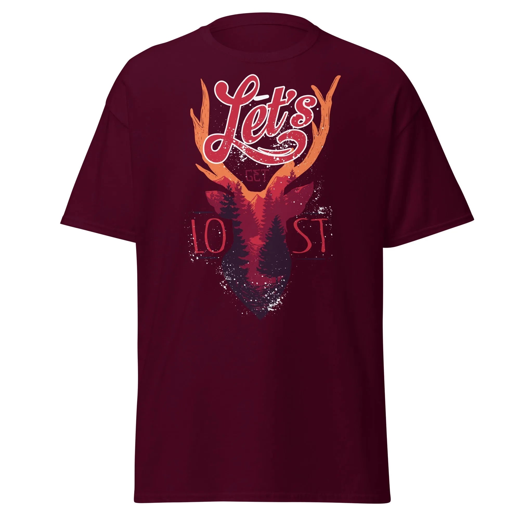 Lets Get Lost Mens Graphic Tee - Kicks Shoelaces