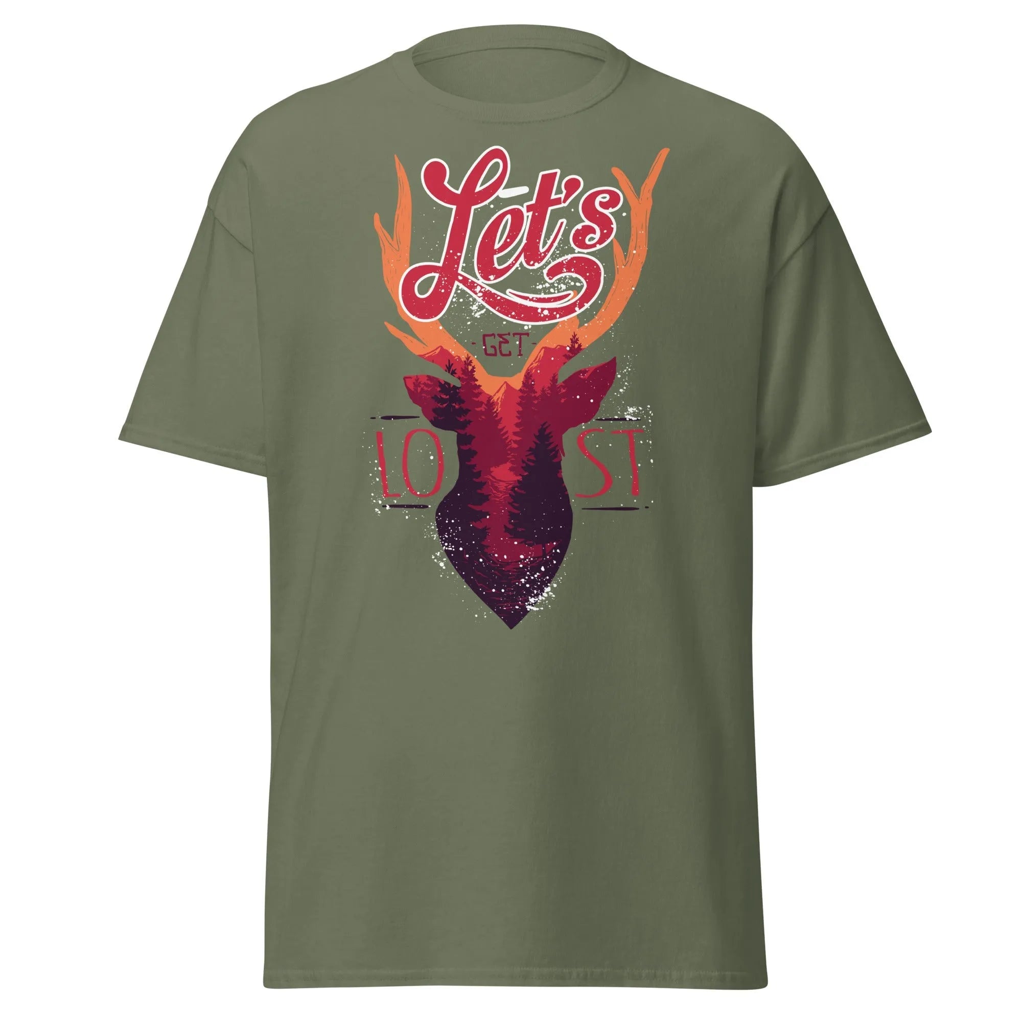 Lets Get Lost Mens Graphic Tee - Kicks Shoelaces