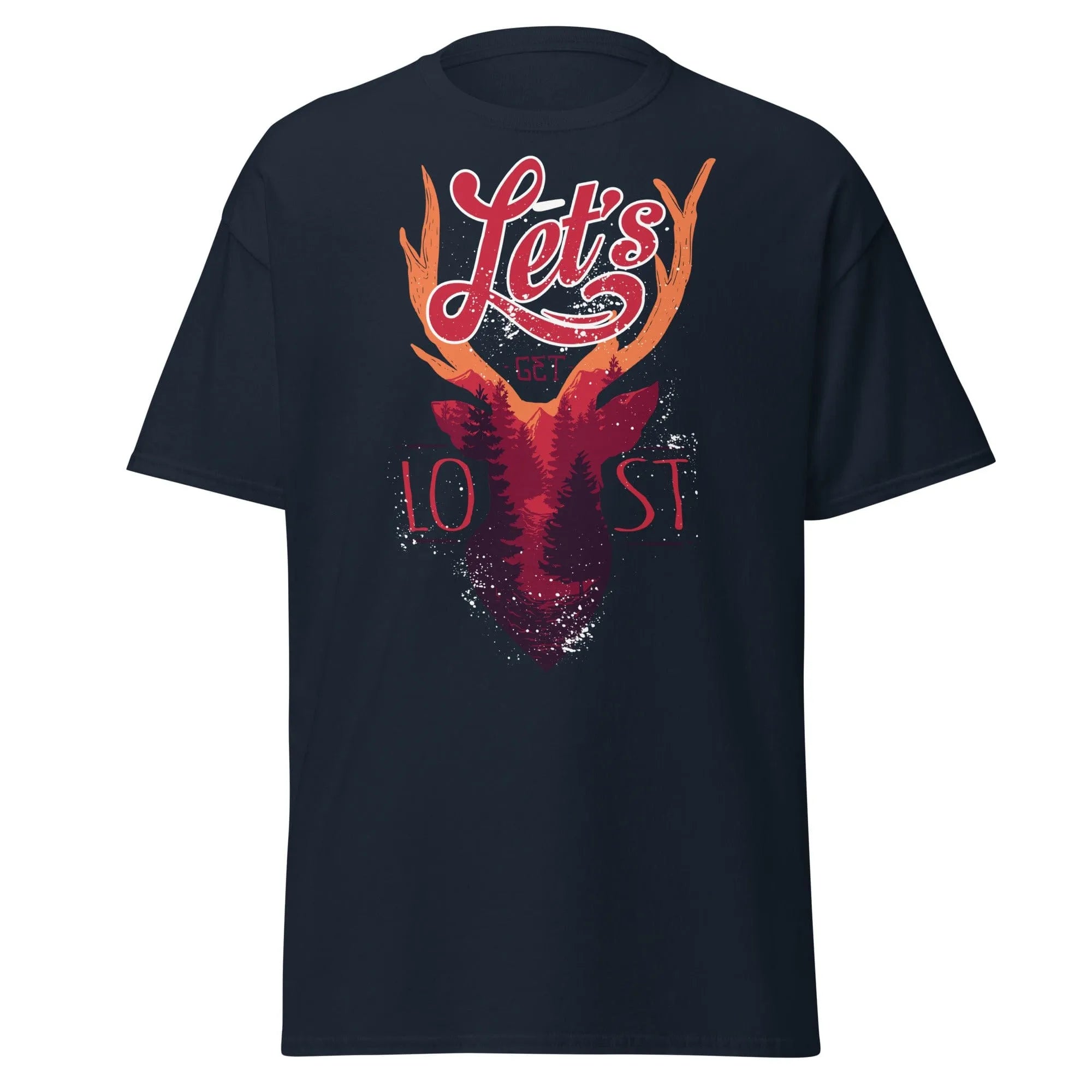Lets Get Lost Mens Graphic Tee - Kicks Shoelaces