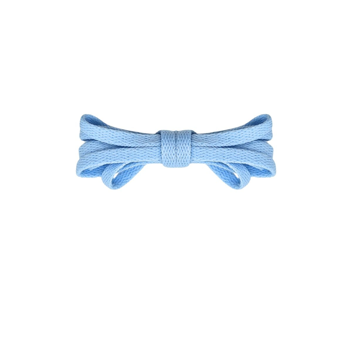 Light blue retro thin flat laces, classic replacement shoe laces for sneakers by Kicks Shoelaces