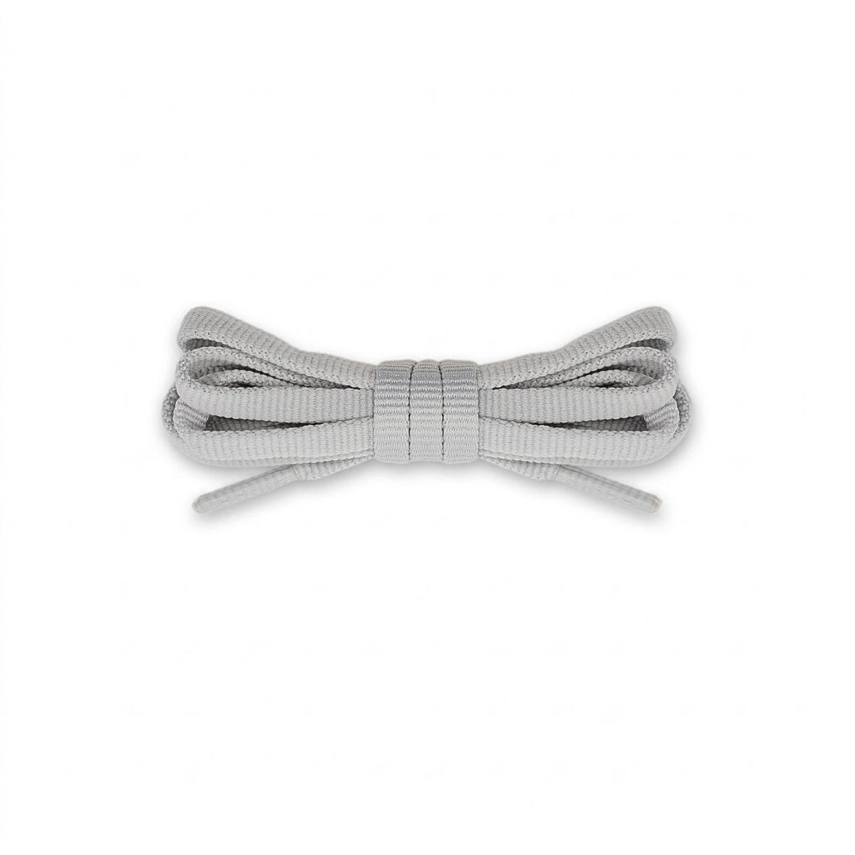 Light grey replacement laces for Asics Gel Kayano 30 by Kicks Shoelaces - running shoe laces in multiple lengths for a perfect fit.