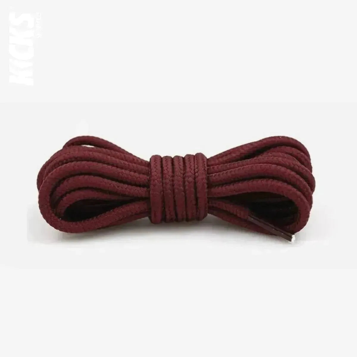 Dark red replacement laces for New Balance golf shoes, round shoelaces by Kicks Shoelaces