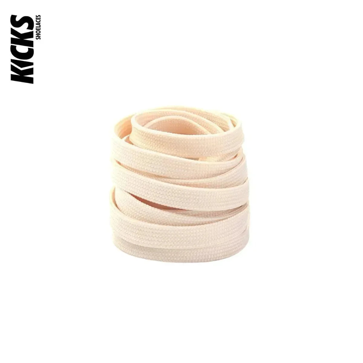 Champagne replacement laces for shoes and sneakers by Kicks Shoelaces