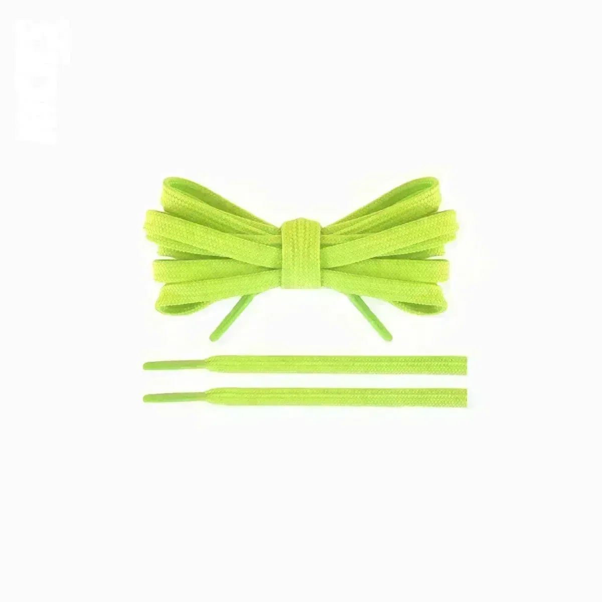 Neon yellow replacement laces for Nike Phantom Luna II soccer cleats by Kicks Shoelaces.