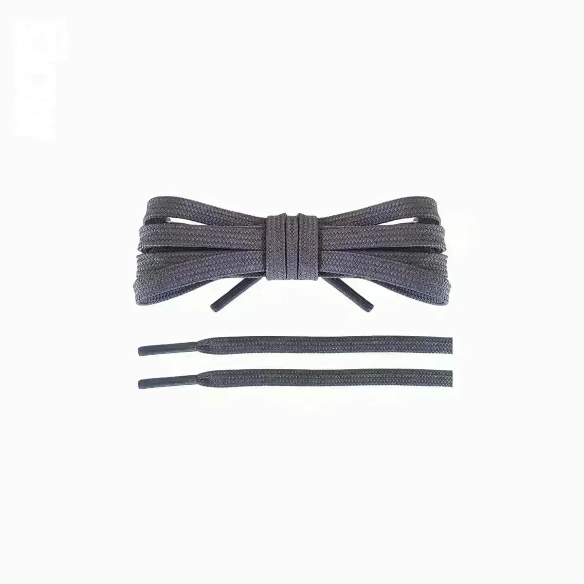 Dark grey replacement laces for Nike Phntm GX II soccer cleats by Kicks Shoelaces.