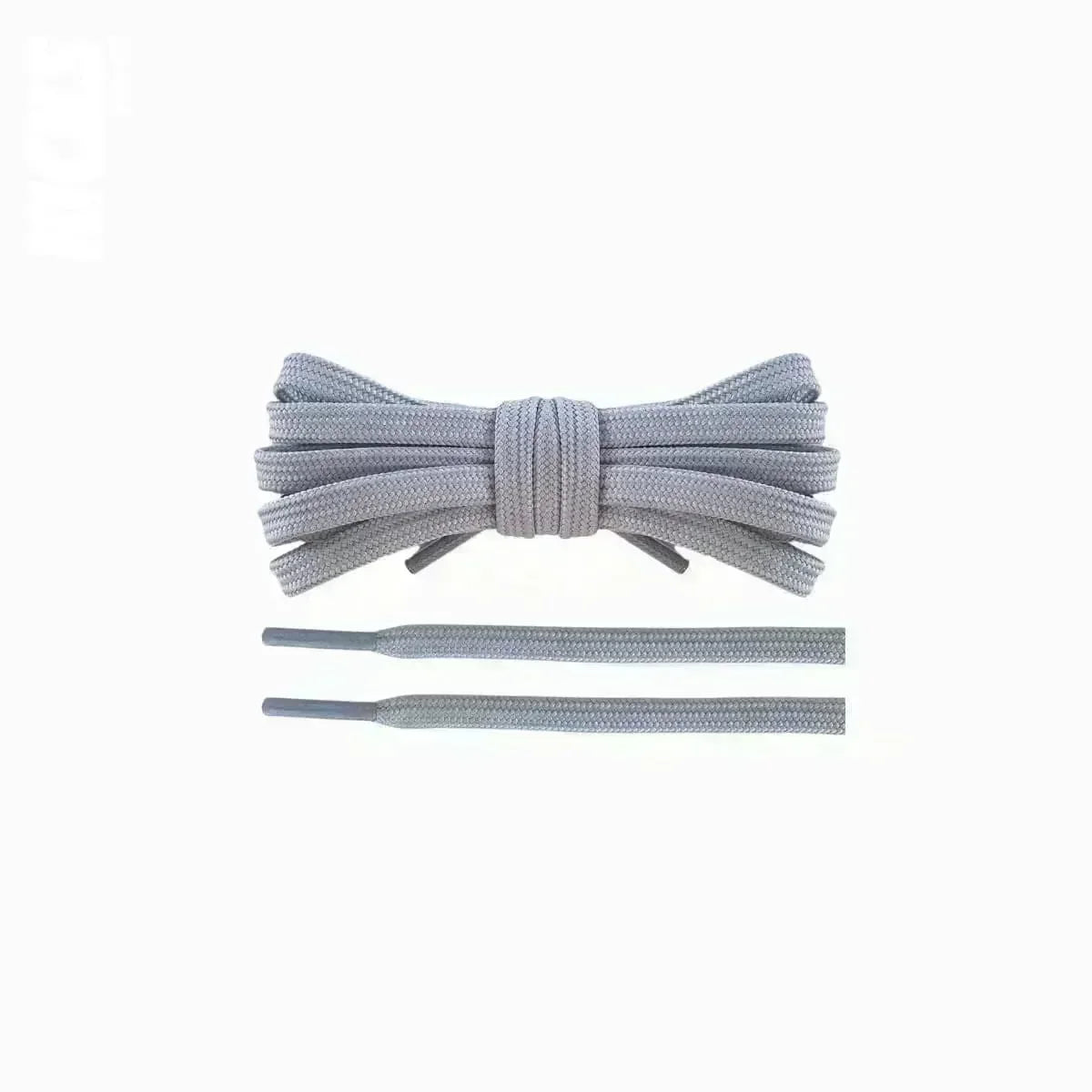 Light grey replacement laces for Nike Phntm GX II soccer cleats by Kicks Shoelaces.