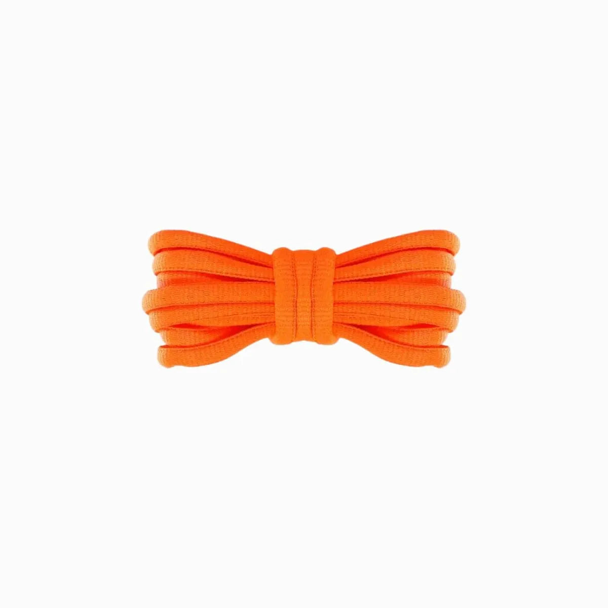 Orange Brooks Ghost Max 2 replacement laces, oval laces by Kicks Shoelaces.