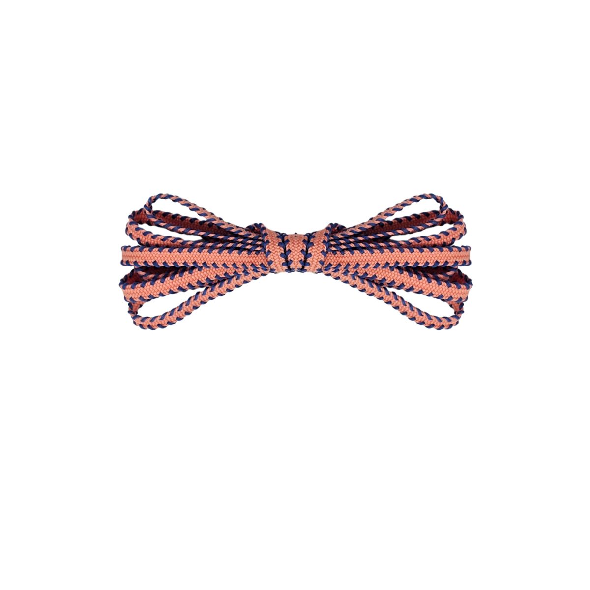 Replacement Laces for adidas Gazelle Blue Pink Pink Blue Braid / 120 cm / 47 in / Sawtooth Laces