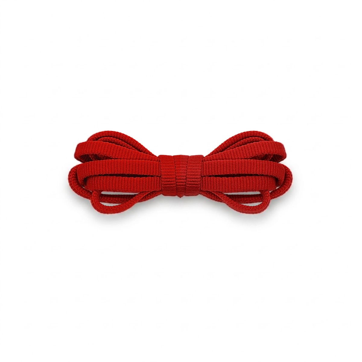 Red replacement shoelaces for Hoka Speedgoat 6 trail running shoes, durable, lightweight laces built for technical terrain by Kicks Shoelaces.