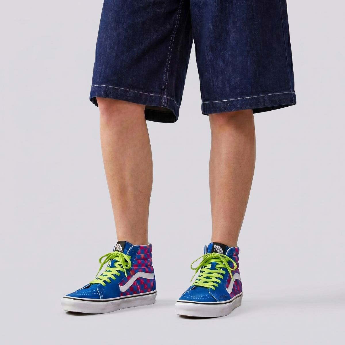 Vans Sk8-Hi Pro Royal Blue Suede Men’s Size 9.5 w/ Extra Black Laces Vans | Skate Sk8-Hi Navy/White Skate Shoe main image 2