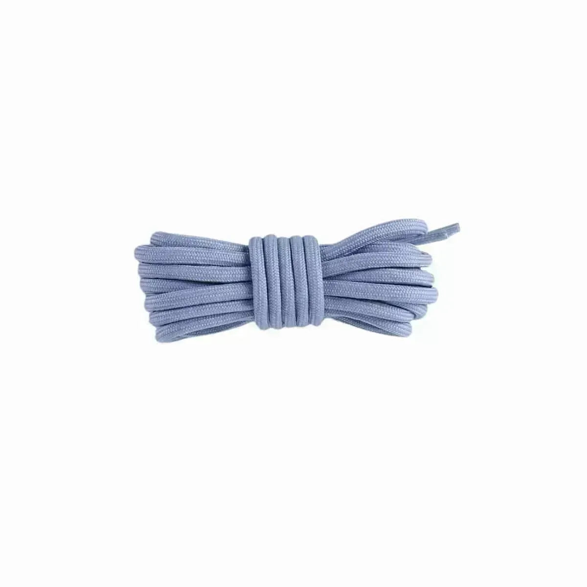 Purple blue replacement rope laces for Yeezy 350 Desert Sage sneakers by Kicks Shoelaces.