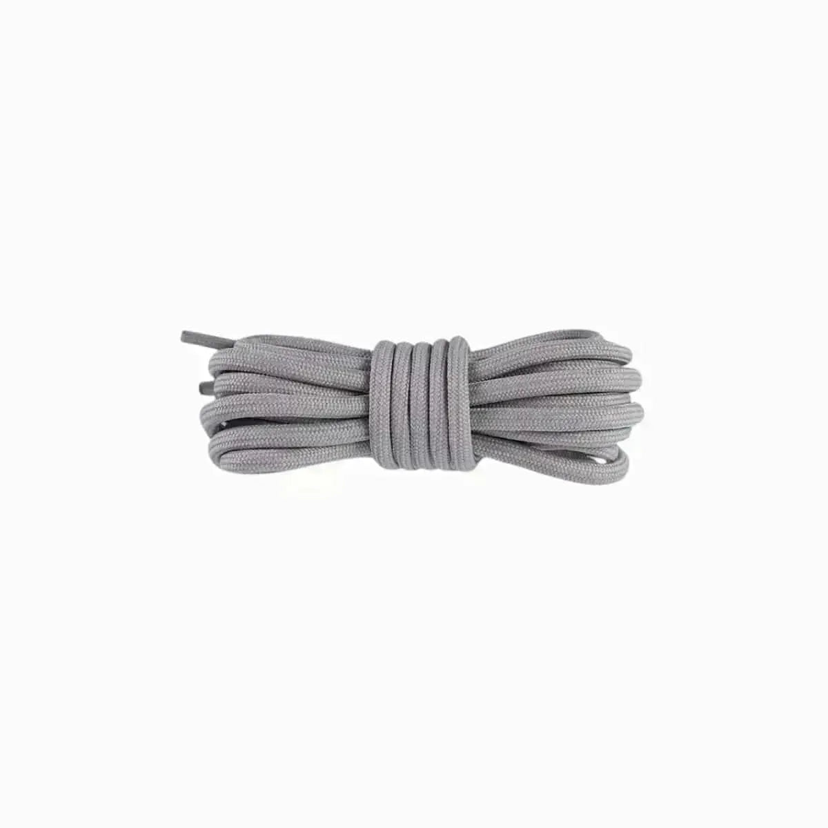 Cloud grey replacement rope laces for Yeezy 350 Zebra sneakers by Kicks Shoelaces.