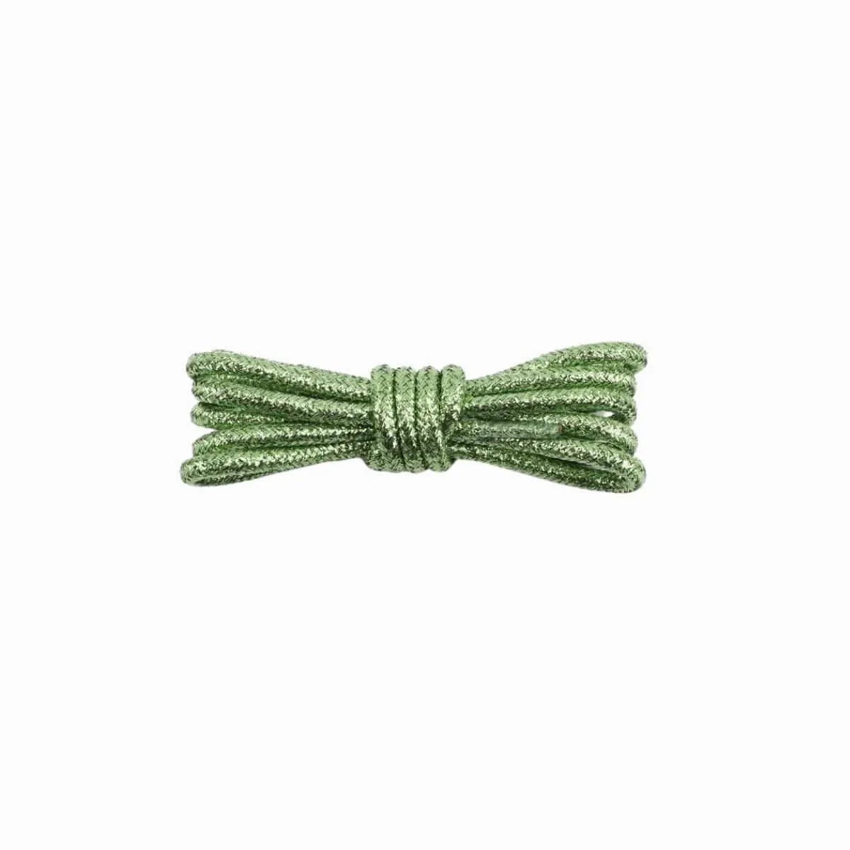 Dim Gray Round Glitter Shoelaces