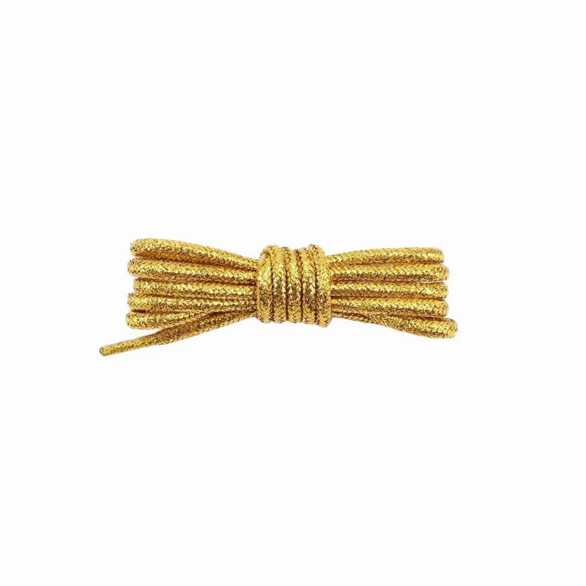 Dark Khaki Round Glitter Shoelaces