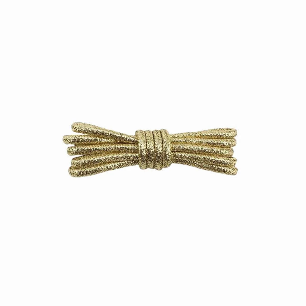 Dark Khaki Round Glitter Shoelaces