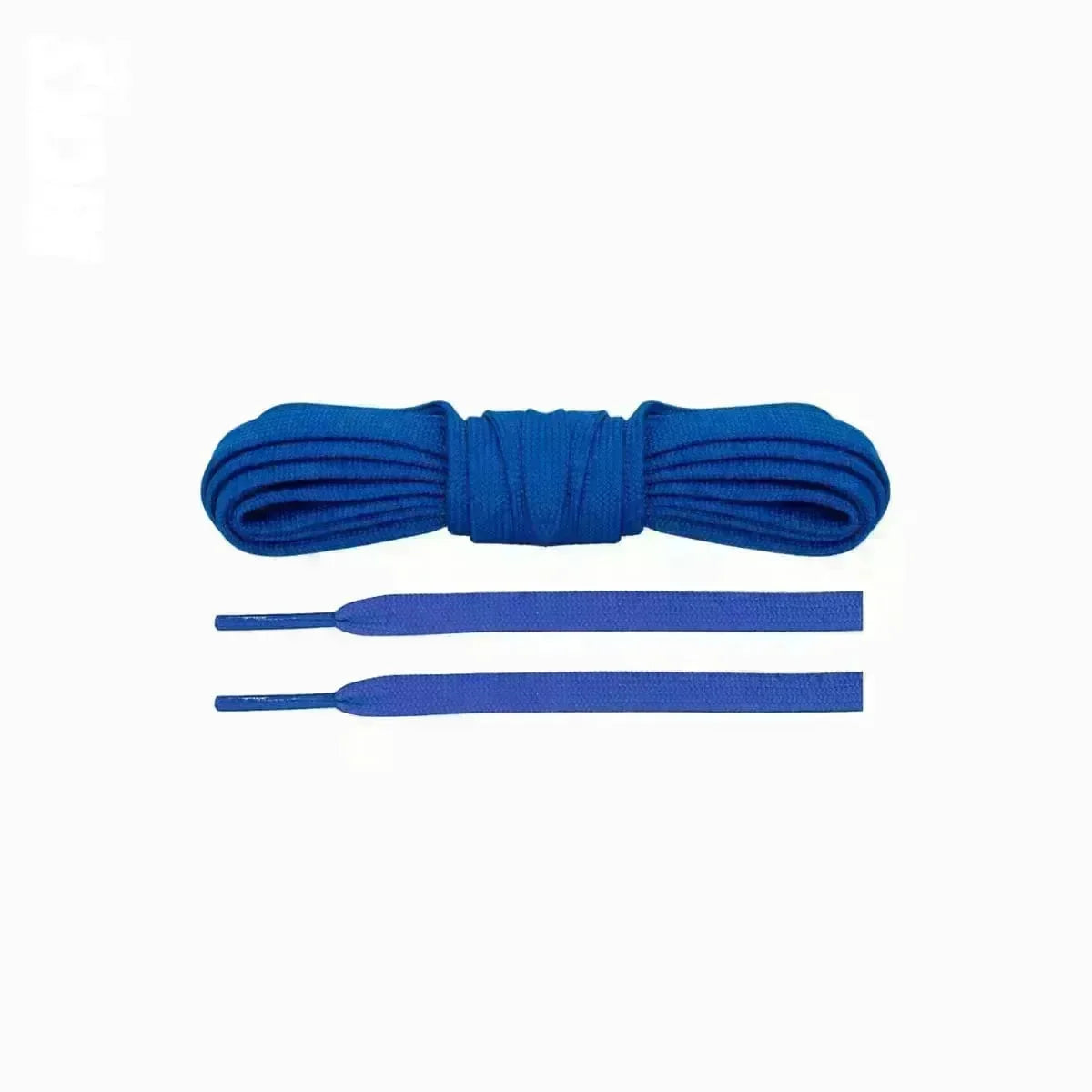 Royal blue Jordan 1 replacement laces, premium flat shoelaces designed for a stylish fit and authentic look by Kicks Shoelaces.