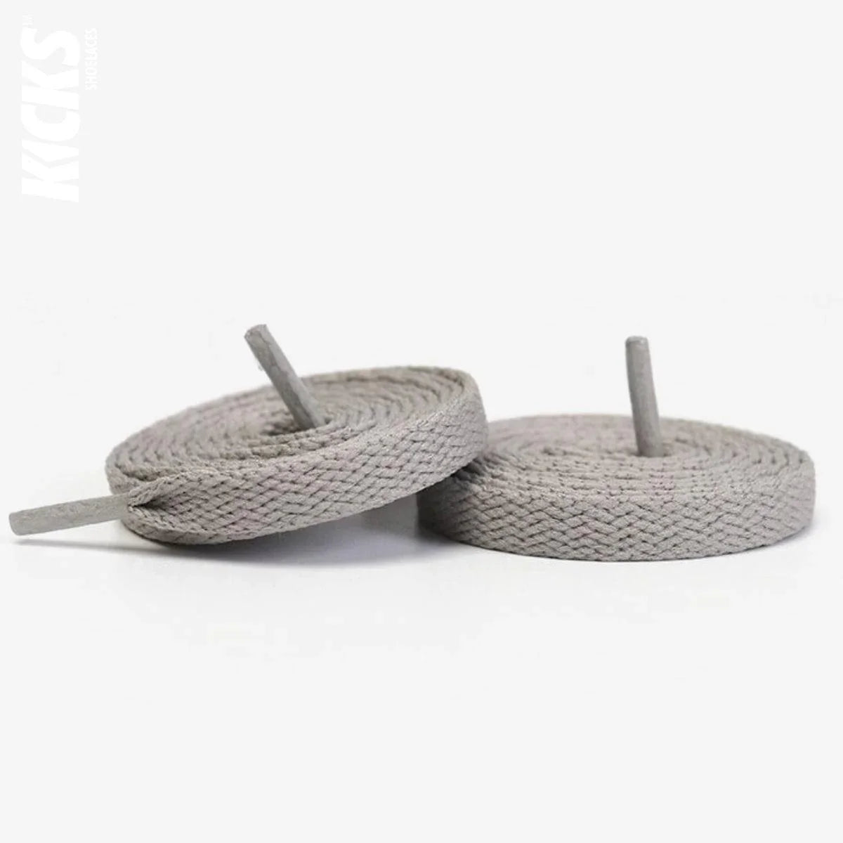 Light grey replacement laces for Skechers golf shoes by Kicks Shoelaces