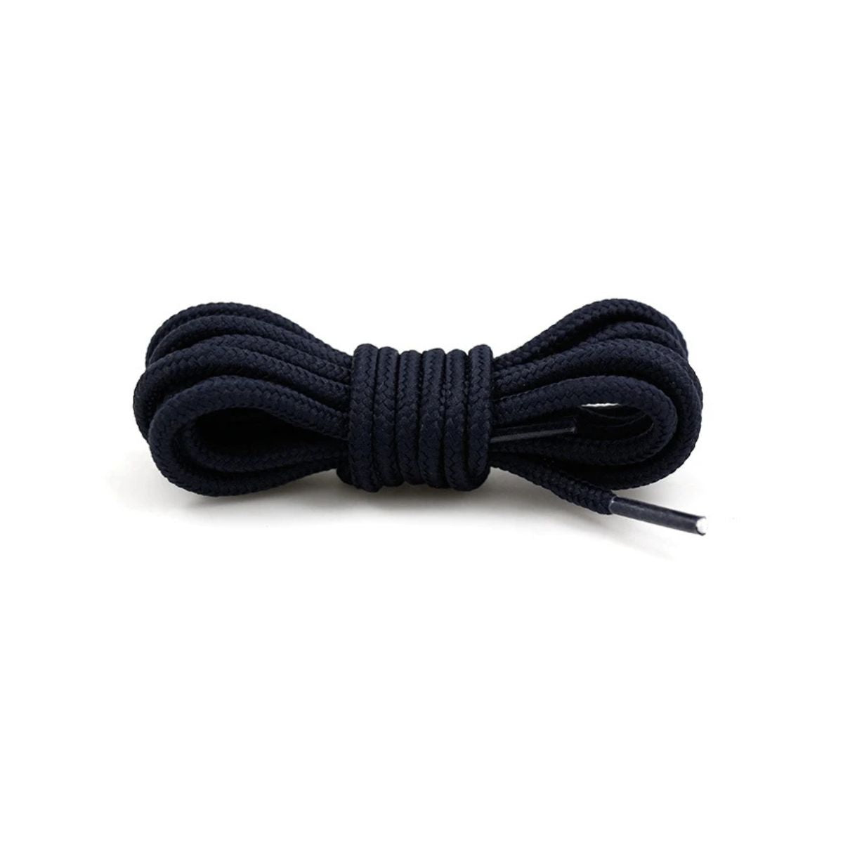Dark blue replacement laces for Nike Air Bakin sneakers, round shoelaces by Kicks Shoelaces