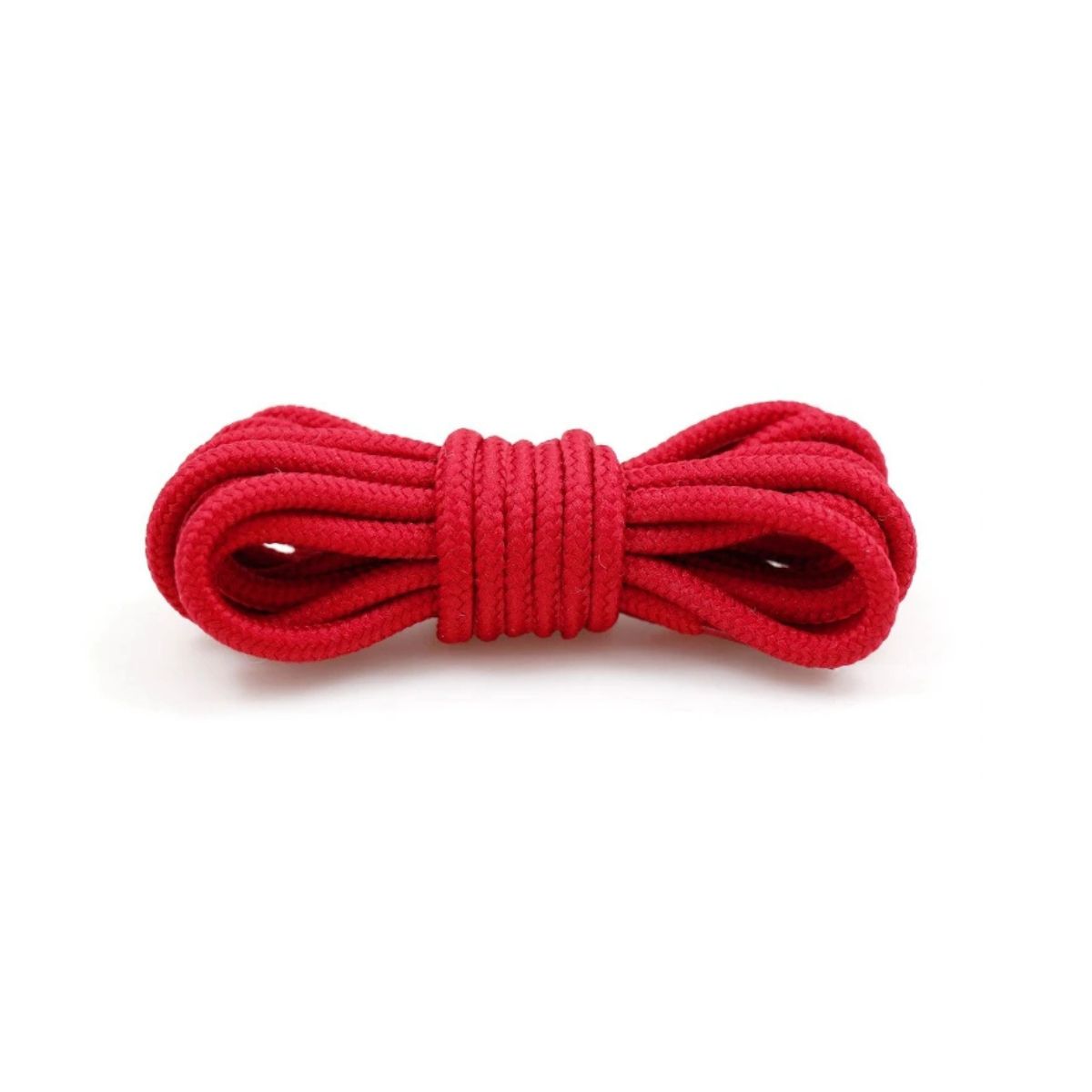 Red replacement laces for Nike Air Bakin sneakers, round shoelaces by Kicks Shoelaces