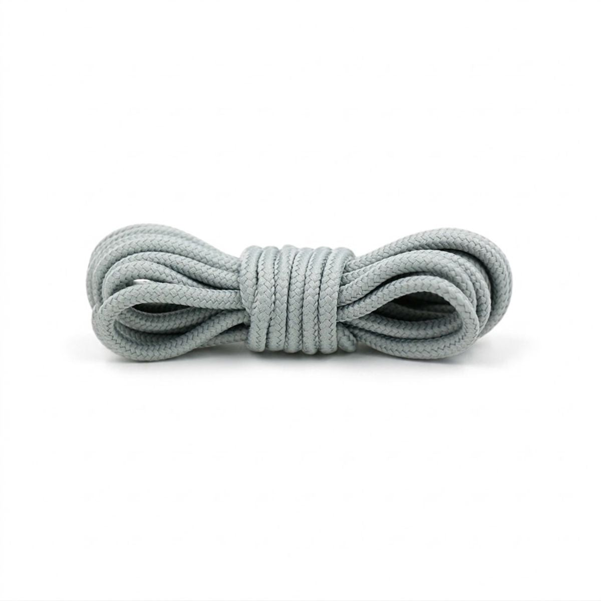 Light Grey replacement laces for Nike Air Bakin sneakers, round shoelaces by Kicks Shoelaces