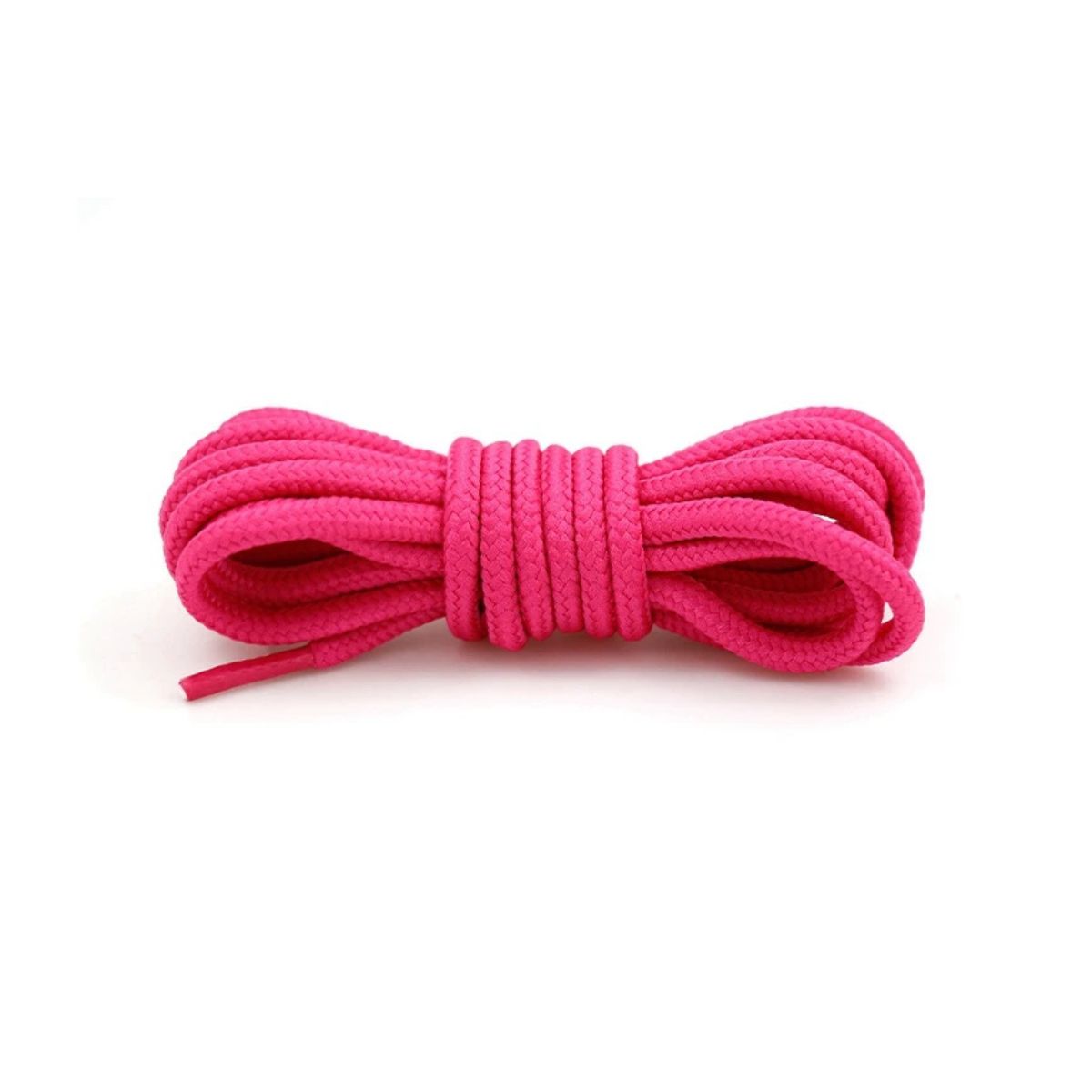 Rose pink replacement laces for Nike Air Bakin sneakers, round shoelaces by Kicks Shoelaces
