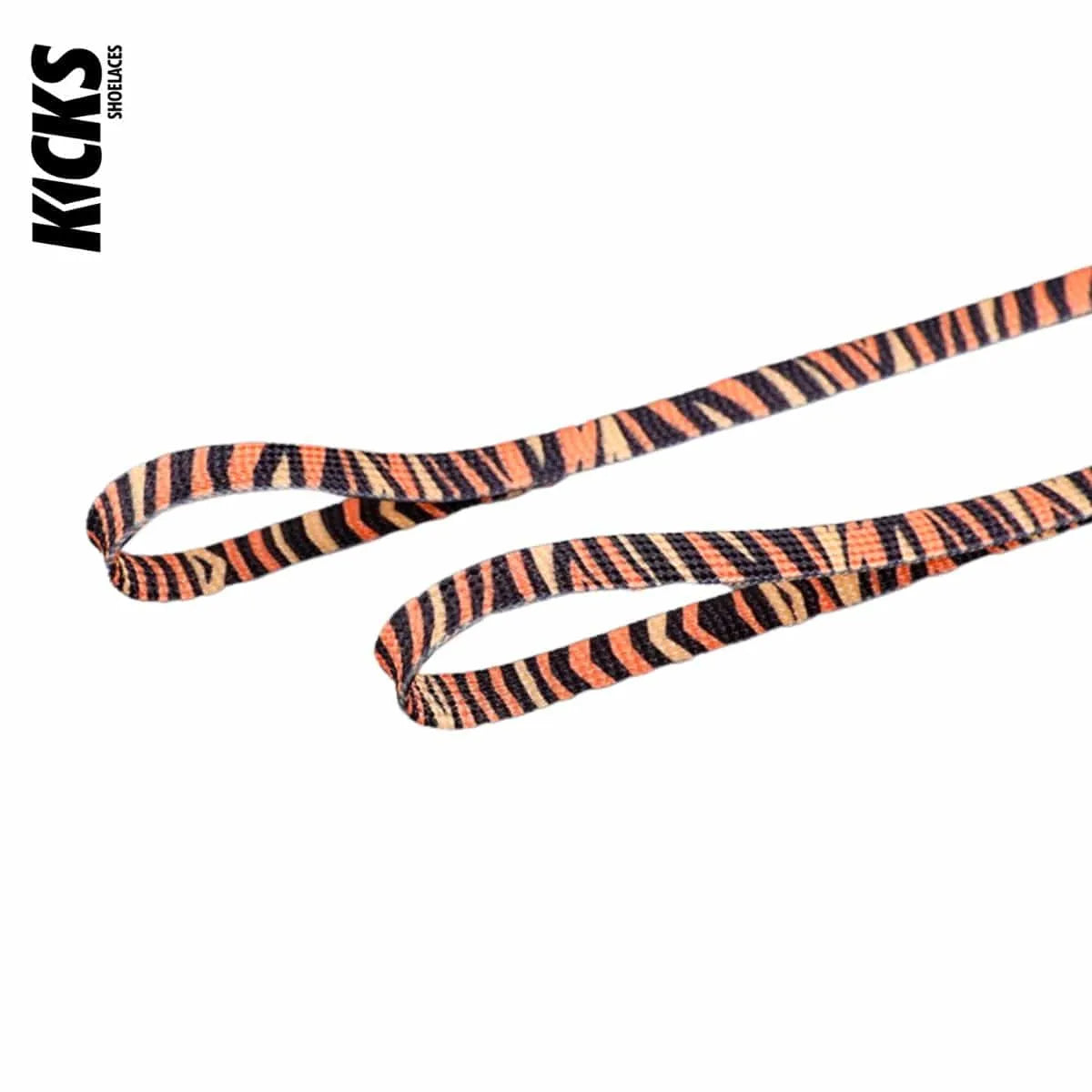 Tiger Print Laces Animal Shoelaces - Main Image