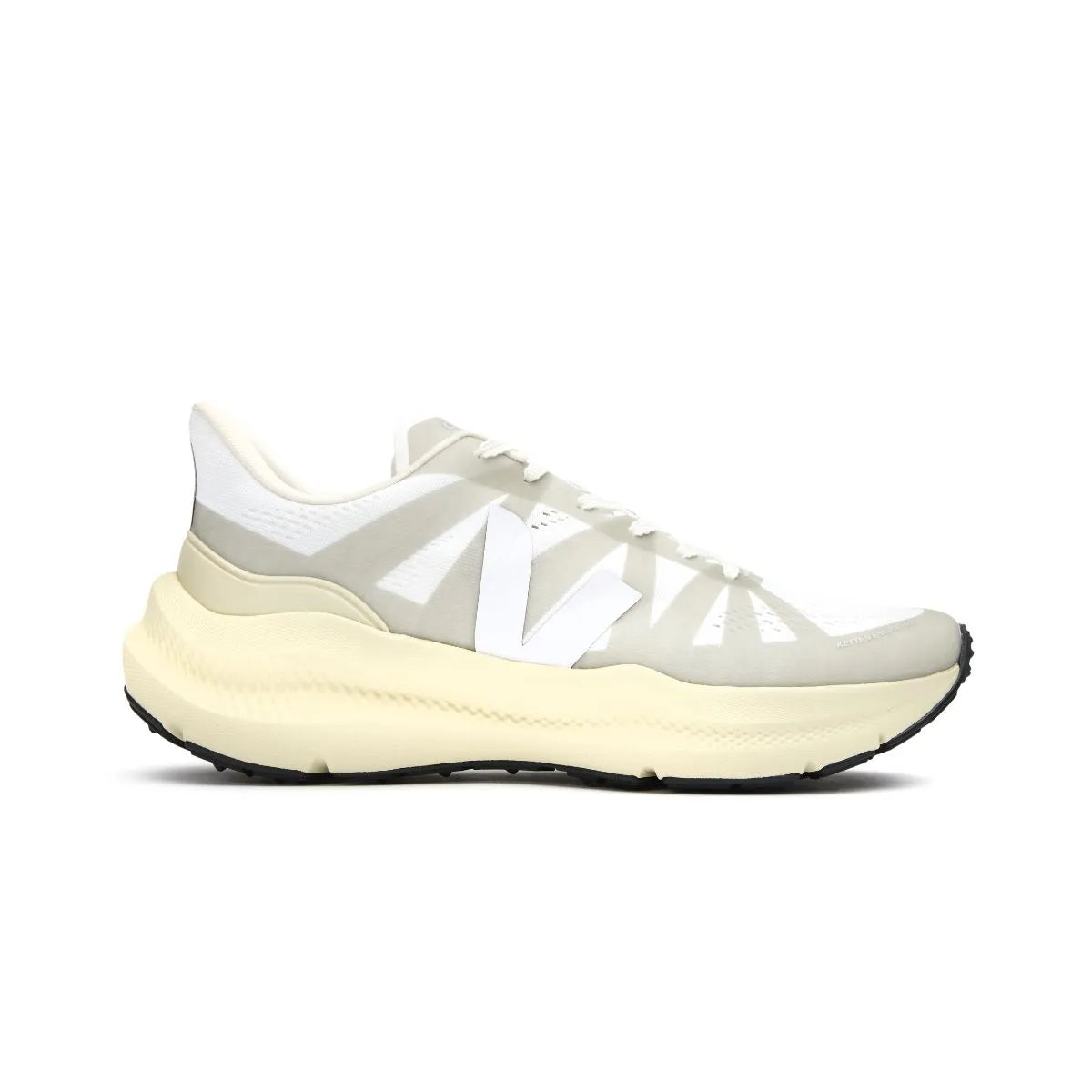 VEJA Condor 3 running shoes with replacement sawtooth laces by Kicks Shoelaces