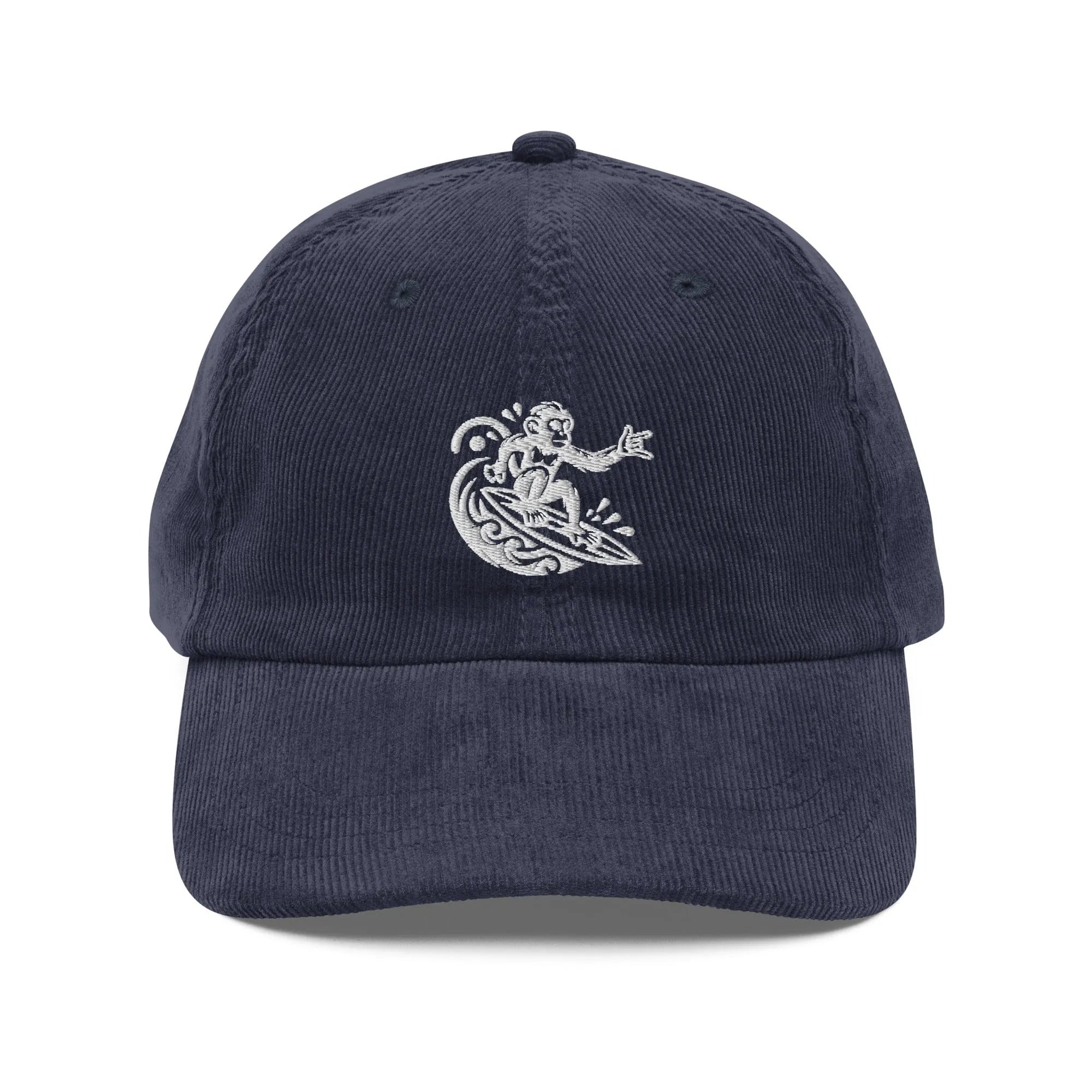 Monkey Surfing Corduroy Hat