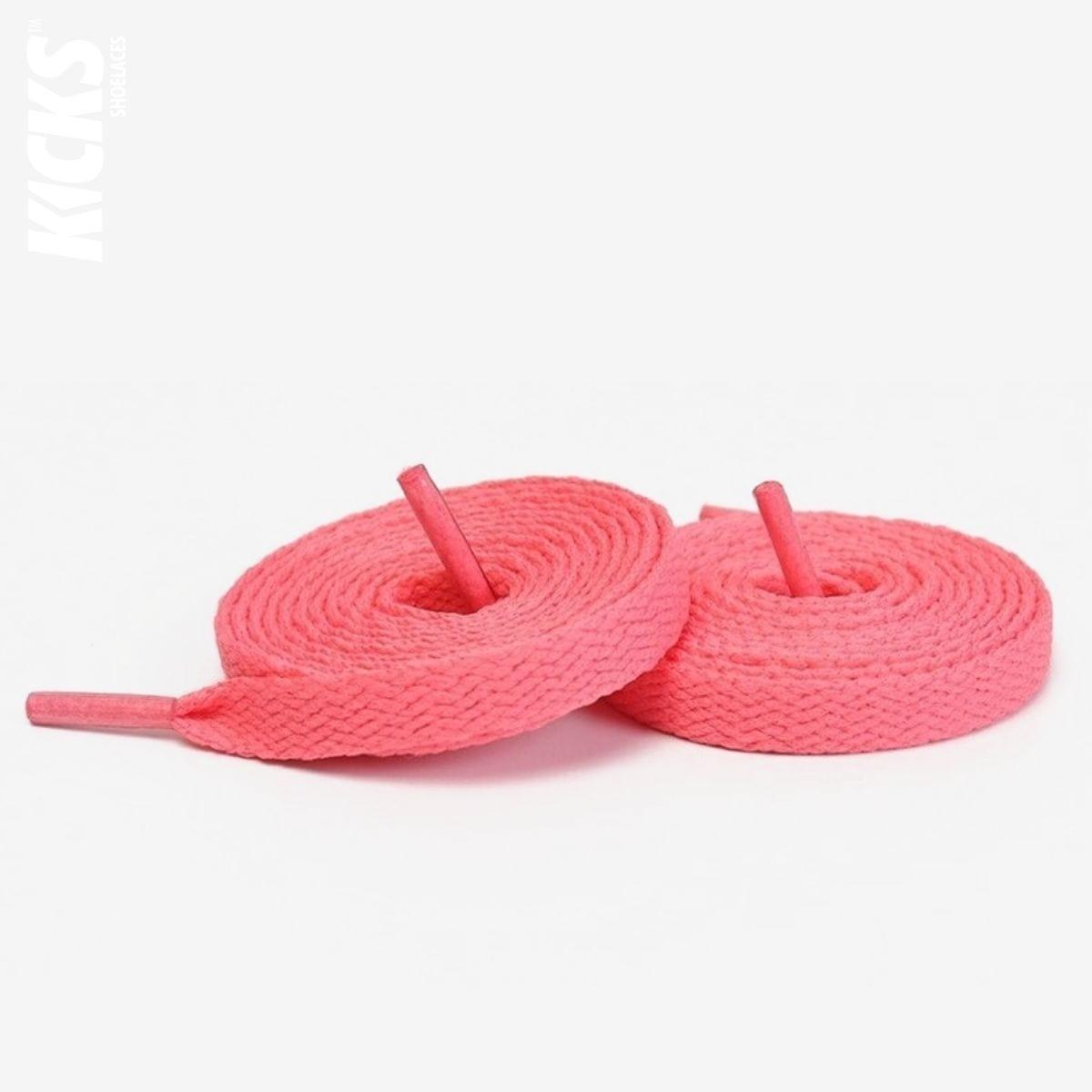 Watermelon red replacement shoe laces for Adidas Busenitz Vulc II skate shoes by Kicks Shoelaces