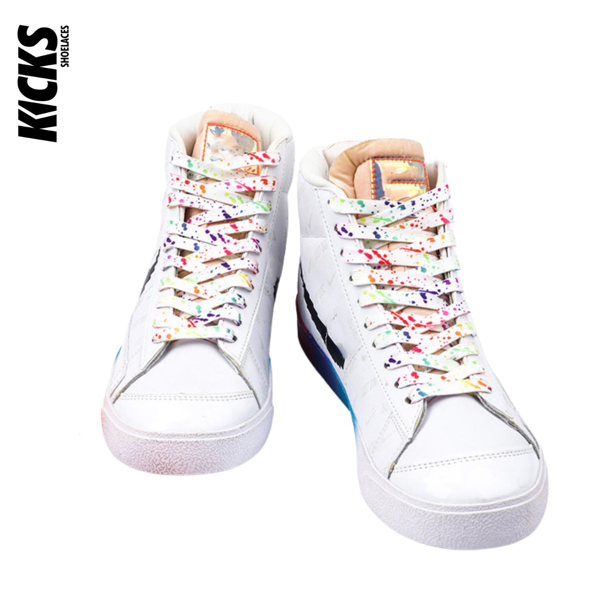 Paint Splatter Shoelaces - Kicks Shoelaces